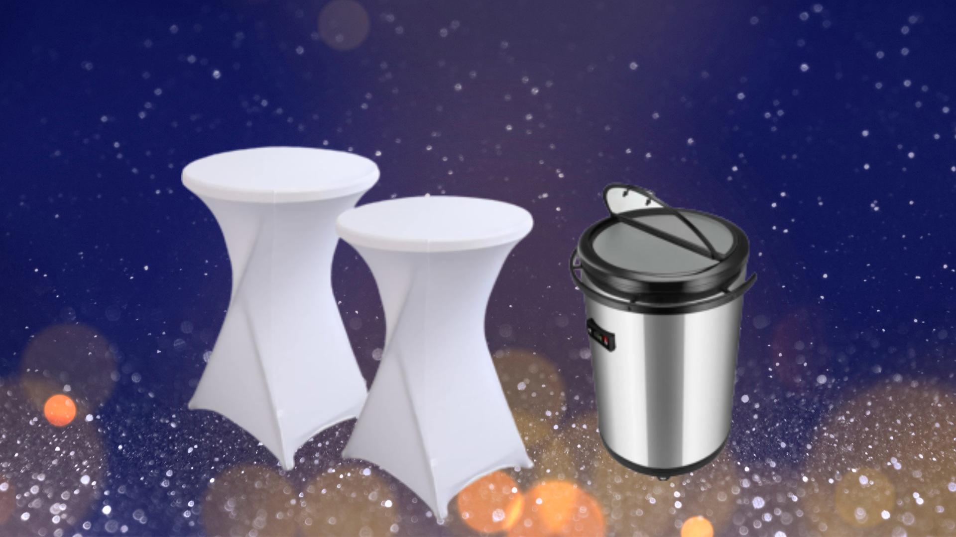 2200 Kombinera funktion och stil med ståbord och partycooler i ett paket. Perfekt för mingel, företagsevent och fester där gästerna ska kunna samlas runt bordet och enkelt nå kylda drycker. Skapar en praktisk och inbjudande yta som höjer helhetsupplevelsen och underlättar serveringen under hela kvällen.